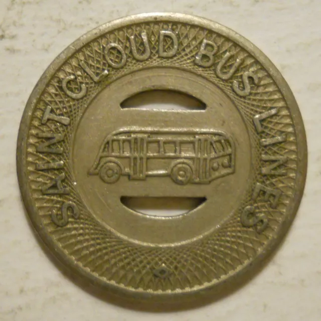 Saint Cloud Bus Lines (Minnesota) transit token - MN730H