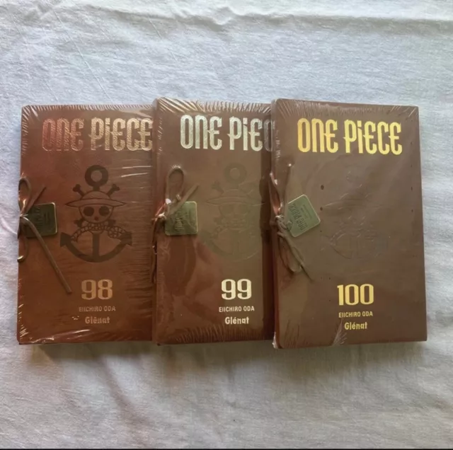 Lot Tomes One Piece 98 99 100 Edition Collector Sous Blister