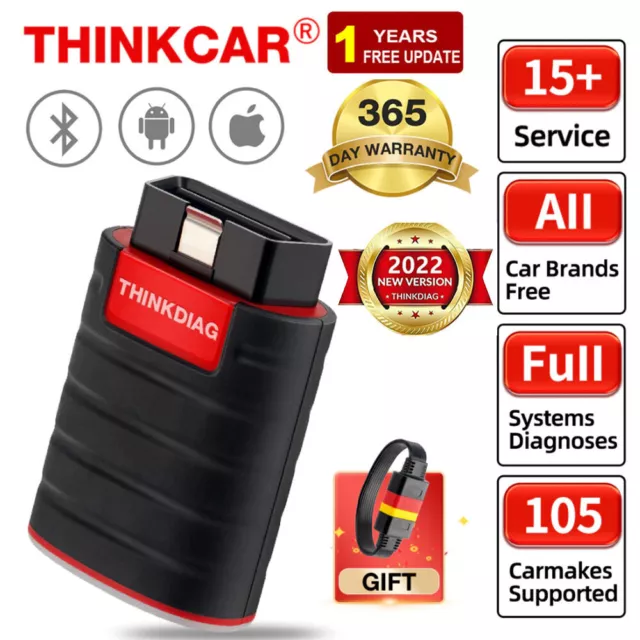 THINKDIAG Bidirectional Diagnostic Tool Full Software Free OBD2 Scanner Old Boot