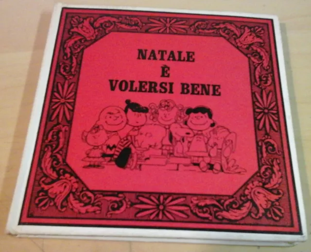 peanuts NATALE E' VOLERSI BENE bompiani 1965 charles schulz linus charlie brown
