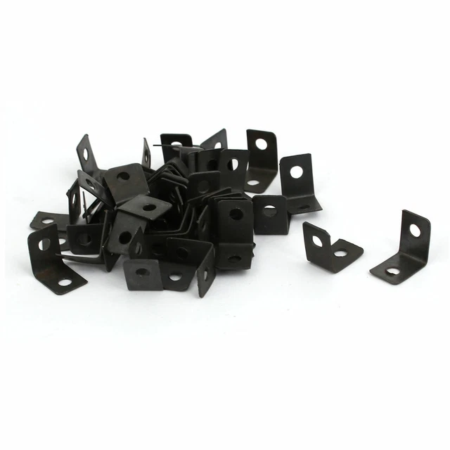 13mmx9mmx13mm 90 Degree Angle Bracket Corner Brace Joint Fastener 50 Pcs