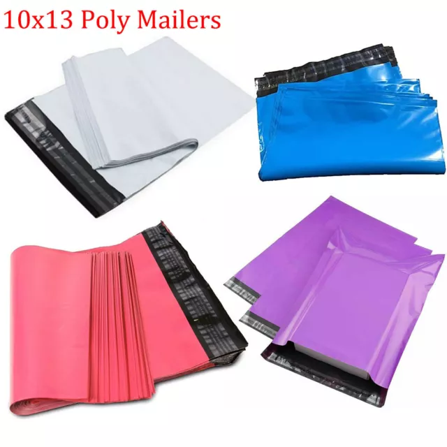 10x13 Poly Mailers Shipping Envelopes Self Sealing Plastic Mailing Bags 2.5Mil