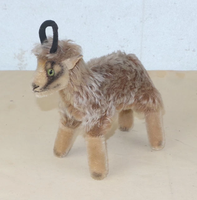 Ancienne Peluche Mouton Des Années 30 – 30 Cm, état Impeccable, Peut-être Steiff