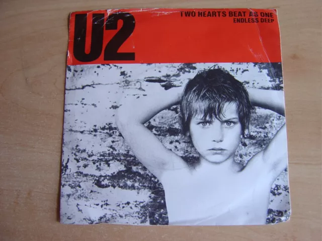 U2: Two Hearts Beat As One 7": 1983 UK Release: