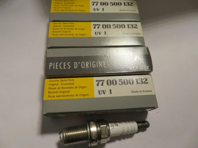 4x Original Zündkerze für Renault R19/Meg/Spi/Lag/Safr/Espace II 7700500132