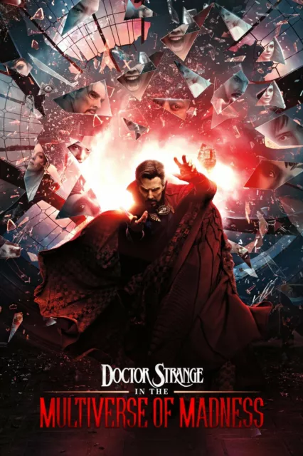 Doctor Strange 2022 Movie Poster Art Cinema Film A5 A4 A3 A2 A1 MAXI - 507