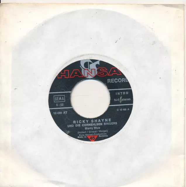 Mamy Blue - Ricky Shayne - LC Single 7" Vinyl 260/01