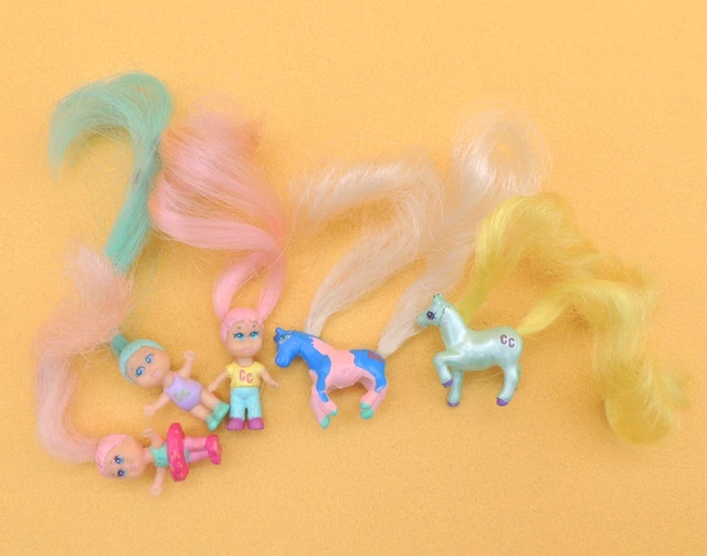 Cutie Club Village gros lot Mini Pouces petit poney Galoob 1989 , Maison Etc