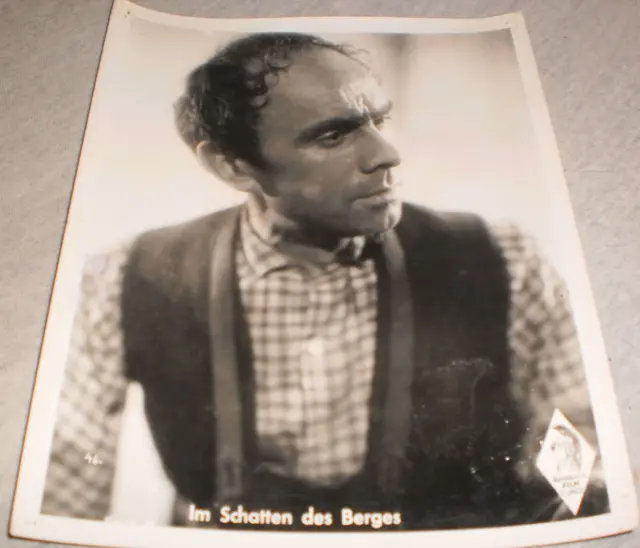 AHF,Kino Aushangfoto Portrait ,IM SCHATTEN DES BERGES,Arnulf Schröder
