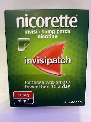 Nicorette Step 2 Invisi 15 mg 7 parches