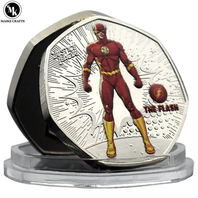 The Flash Commemorative Coin DC Justice League Challenge Coin Collection Gift