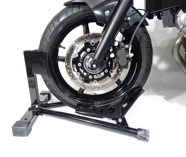 TMP Motorrad Vorderrad Transportständer Wippe 17"-19" - schwarz Radhalter