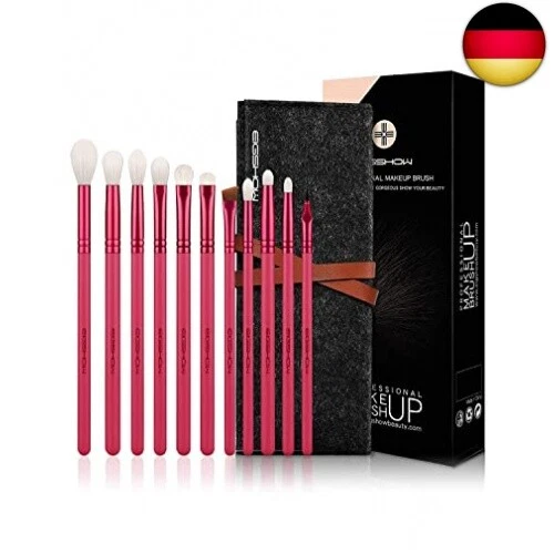 Make-up-Pinsel 11-teilig, essenzielle Lidschatten-Pinsel-Set, Lidschattenpinsel