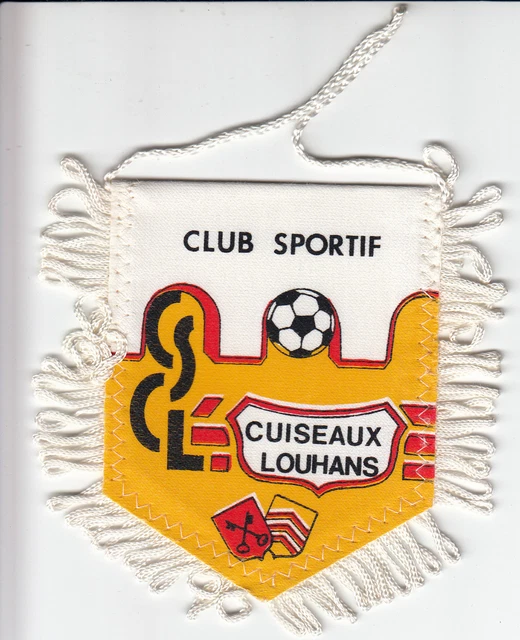 CS Cuiseaux Louhans fanion vintage foot football pennant wimpel banderin