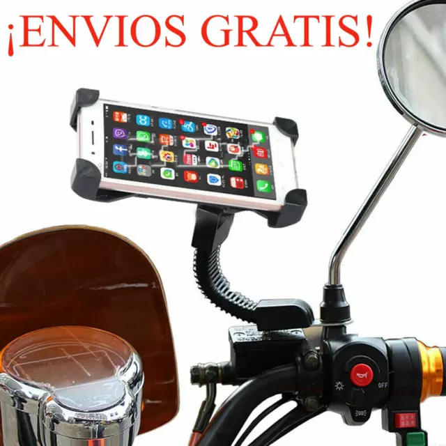 Soporte movil para motos, motocicleta, agarre, manillar, suporte ENVIO GRATIS!