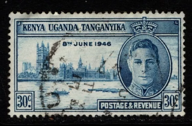 Kenya Uganda Tanganyika KUT 1946 30c Victory SG156 Used