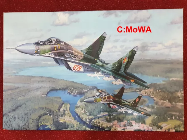 Leinwanddruck (MiG-29 des JG-3), NVA, Luftwaffe, east german air force, cold war