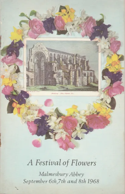 Malmesbury Abbey A Festival of Flowers September 1968 booklet G