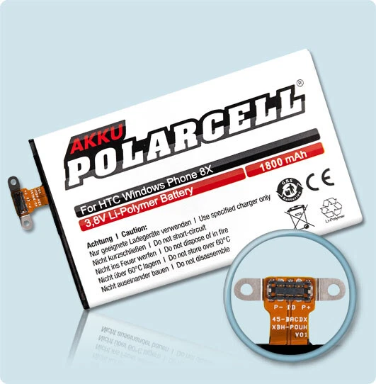 PolarCell HTC 35H00199-01M 35h00199-10m 35H00199-12M BATTERIE RECHARGEABLE
