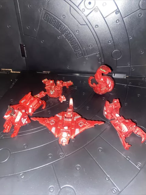 Bakugan Battle Brawlers Red Pyrus Maxus Dragonoid 5 Parts