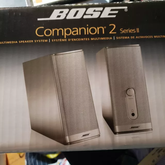 BOSE Companion 2 Series II Multimedia Computer Speaker System Factory Sealed