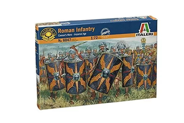 Italeri 6047 1/72 Scale Model Kit I Cen.AD Cesars Wars Roman Army Infantry Rome