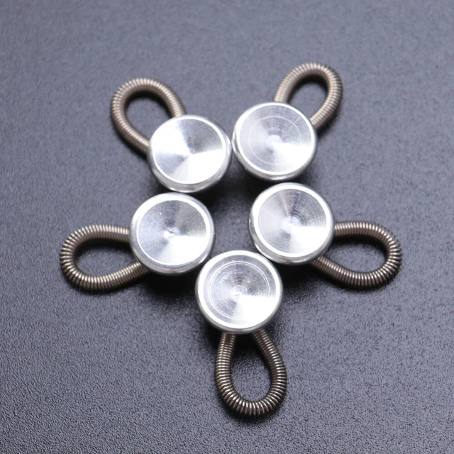 10 PC Pants Expander Metal Buttons Collar Stays Men Maternity 3