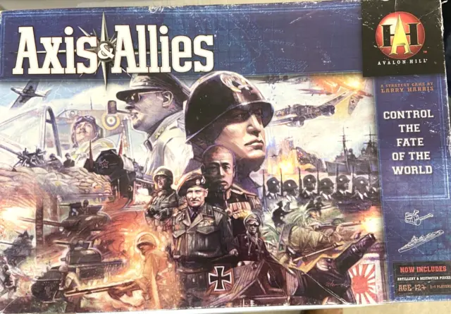 Avalon Hill Axis & Allies Spring 1942 Board Game Control the fate of the world