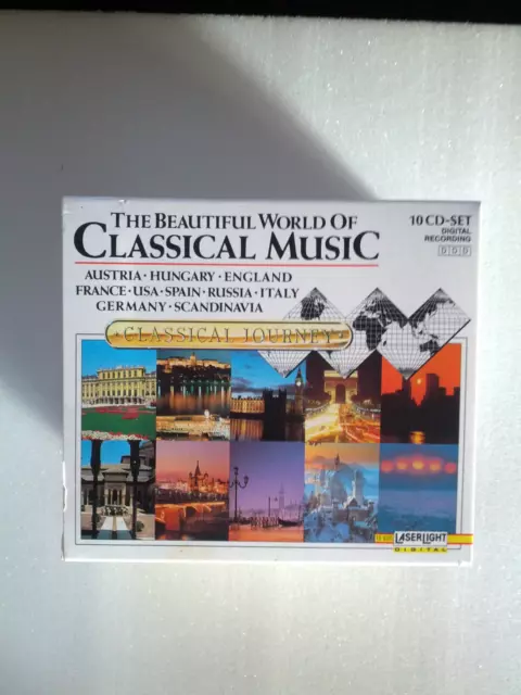 CD Boc 10 CD´s The beautiful World of Classical Music Neu! Laserlight