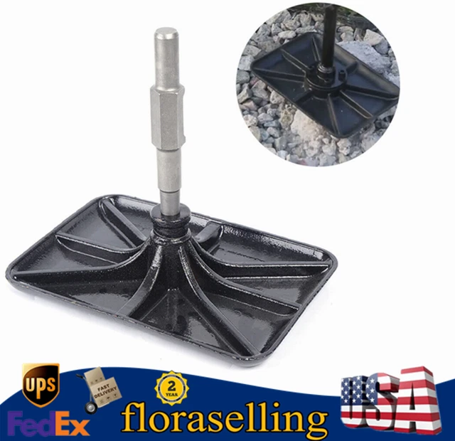 Pro Tamper Rammer Plate Manganese Steel Compactor Rammer Plate Paving Board Tool
