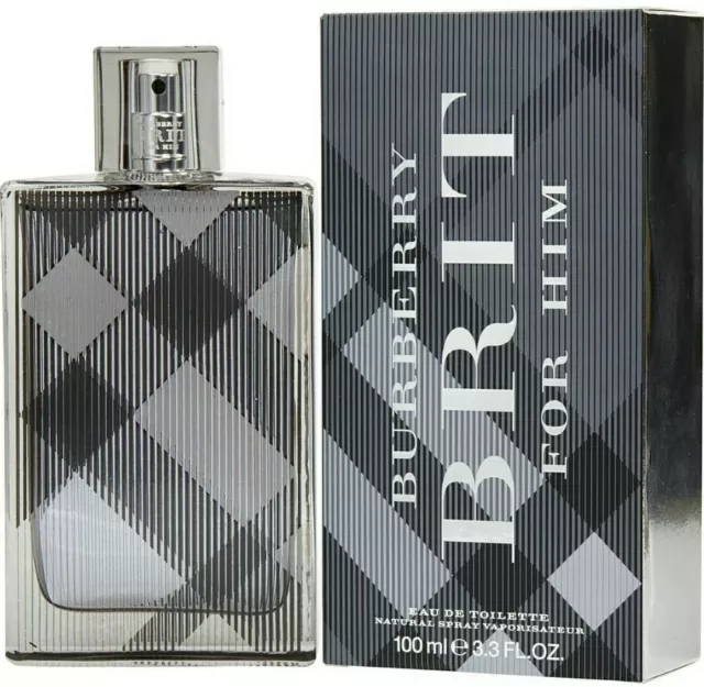 Burberry Brit for Him 100ml / 3.3oz EDT, New In Box, USA Seller, Fast Shipping