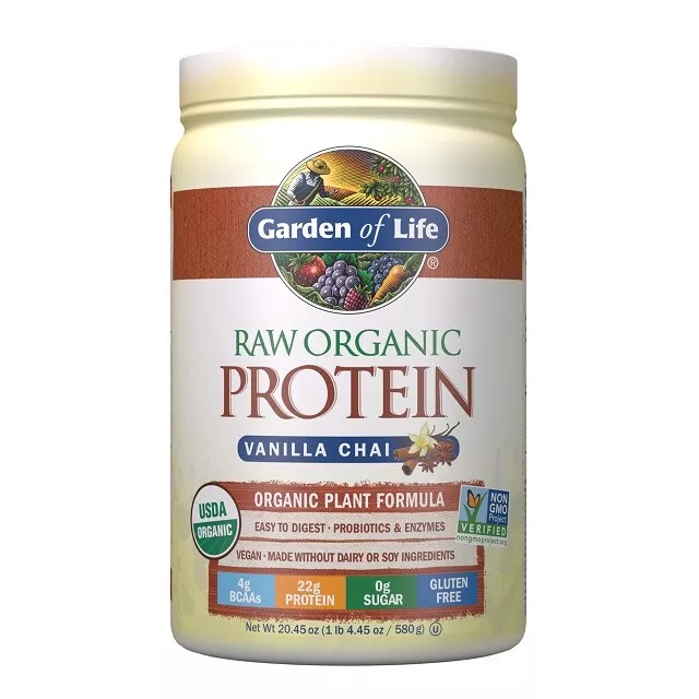 Garden of Life Raw Organic Protein, Vanilla Chai - 580g