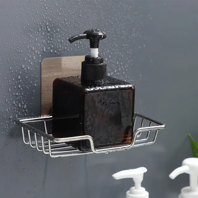 Estante troquelado soporte de jabón montado en la pared baño nevera pintar
