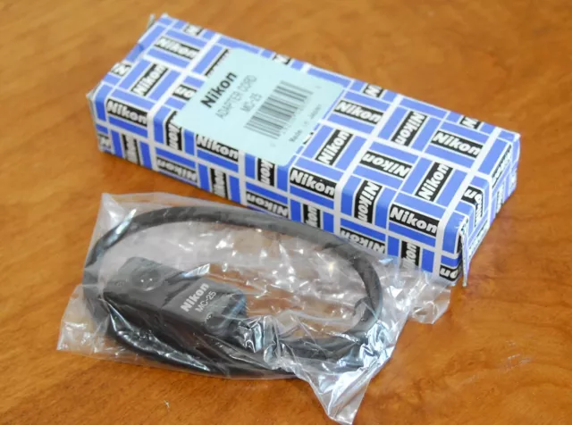 Adaptador remoto Nikon MC-25 2 pines a 10 pines D4 D3 D810 D800 D750 D850 MC25 EXC