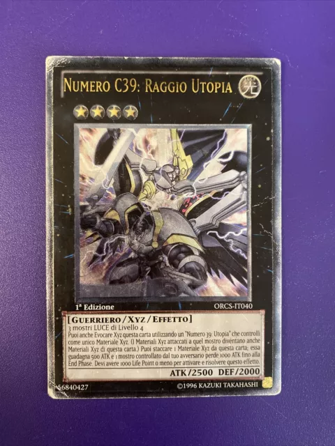 Yu-Gi-Oh! - Rara Ultimate - ITA Numero C39 Raggio Utopia Orcs-it040 1ª Edizione Yu-Gi-Oh! - Rara Ultimate - ITA Numero C39 Raggio Utopia Orcs-it040 1ª Edizione