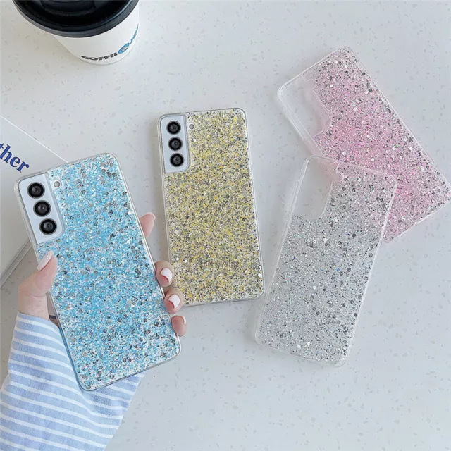 Glitter Silicone TPU Case for Samsung Galaxy S22 Ultra S20 FE A73 A53 A33 A13 5g