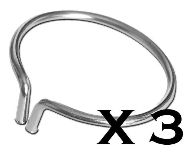 LOT X 3 Special Shape Rings for Dental Matrices Install