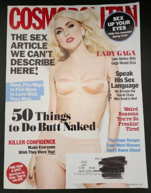 Cosmopolitan Magazine Apr 2010 Lady Gaga Ashanti  Shakira Ivanka Trump B24:1098