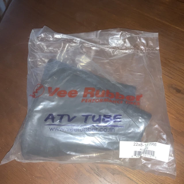 New Vee Rubber Atv Tube 22x8-10 Valve Tr6