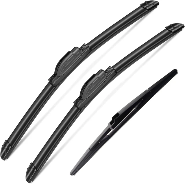 3 Wipers Set for 2003-2009 Lexus GX470, Windshield Wiper Blades Original Equipm