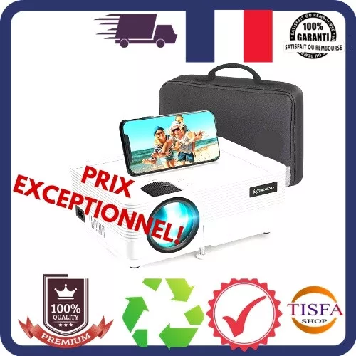 Vidéoprojecteur Portable Wifi Mini Projecteur Video Full HD Rétroprojecteur Film