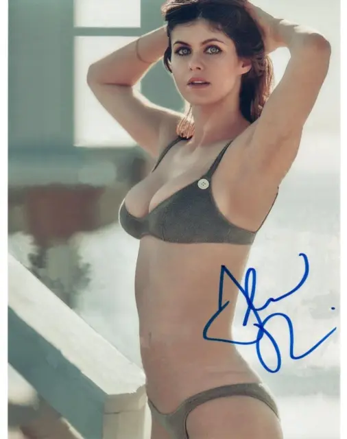 Alexandra Daddario autographed 8x10 Picture signed Photo and COA