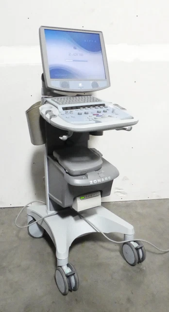 R187142 Zonare Z.One Ultrasound System w/ Sony Printer on Cart R187142 Zonare Z.One Ultrasound System w/ Sony Printer on Cart