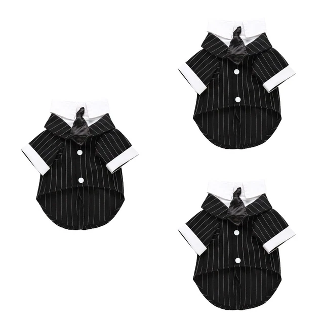3 Pack Hund Formelles Outfit Haustier Fliege Kostüm Hundekleidung XL
