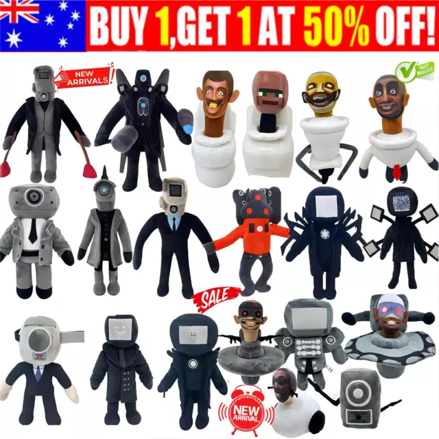 TOILET SKIBIDI PLUSH Toy Stuffed Doll Doctor Men Game Prop Funny Decor Home  Gift $26.32 - PicClick AU