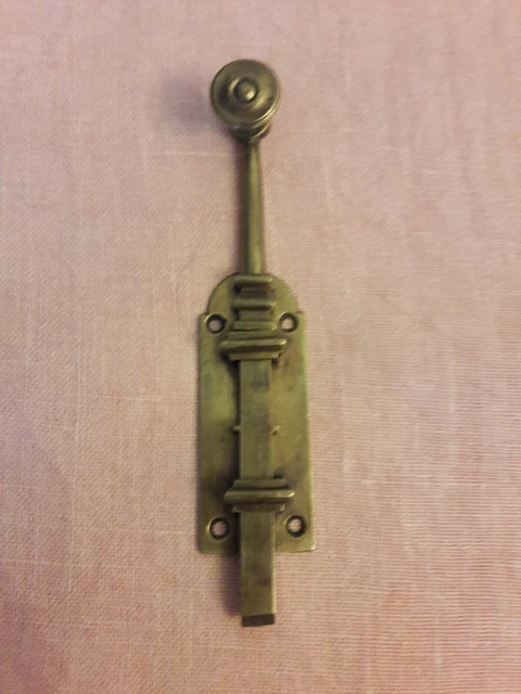 Ancienne Tirette Armoire En Bronze