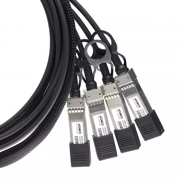 ATGBICS QSFP-4X10G-C3M-C InfiniBand/fibre optic cable 3 m 40G QSFP+ 4x SFP+ Nero 2