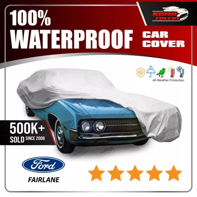 Ford Fairlane 6 Layer Car Cover Fitted Outdoor Water Proof Rain Snow Sun Dust