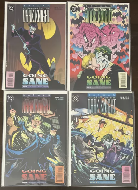 Batman: Legends of the Dark Knight #65-68 NM 9.4 GOING SANE STORY JOKER DC COMIC