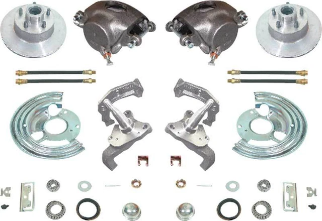 1962-74 Mopar B / E Body Basic Front Wheel Disc Brake Conversion Set with 11"